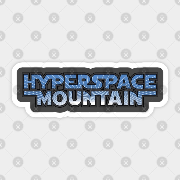 HYPERSPACE MOUNTAIN Sticker by VirGigiBurns